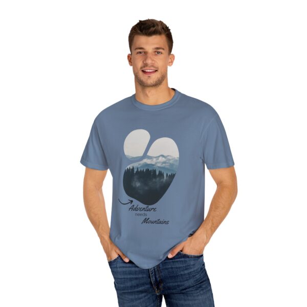 Adventure Awaits T-Shirt, Unisex Garment-Dyed Tee for Nature Lovers, Outdoor Clothing, Hiking Shirt, Gift for Adventurers - Image 52
