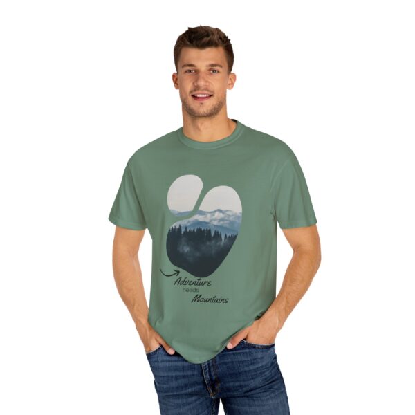 Adventure Awaits T-Shirt, Unisex Garment-Dyed Tee for Nature Lovers, Outdoor Clothing, Hiking Shirt, Gift for Adventurers - Image 46