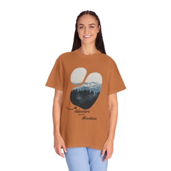Adventure Awaits T-Shirt, Unisex Garment-Dyed Tee for Nature Lovers, Outdoor Clothing, Hiking Shirt, Gift for Adventurers - Image 24
