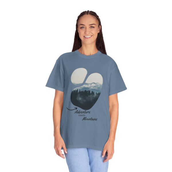 Adventure Awaits T-Shirt, Unisex Garment-Dyed Tee for Nature Lovers, Outdoor Clothing, Hiking Shirt, Gift for Adventurers - Image 54