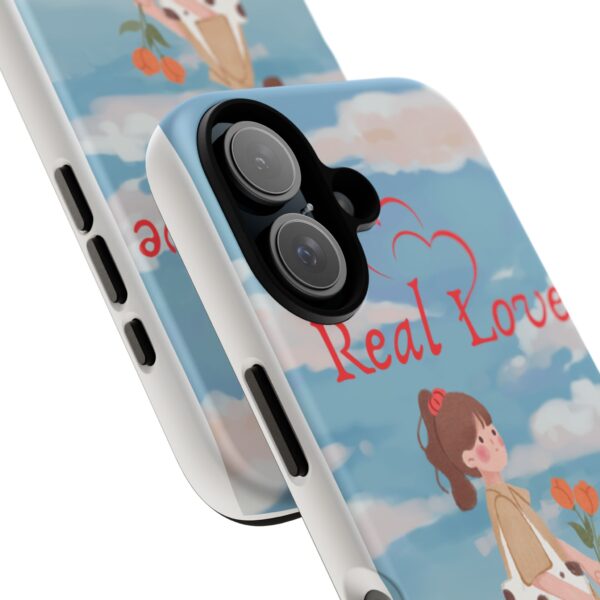 Real Love Tough Phone Case - Cute Girl Design for Romantic Souls - Image 9