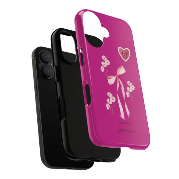 Floral Heart Phone Case - Cute Tough Case for Phone Lovers - Image 6