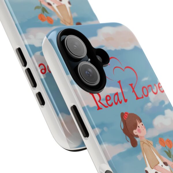 Real Love Tough Phone Case - Cute Girl Design for Romantic Souls - Image 5