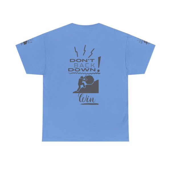 Motivational Fitness Tee - Don't Back Down, Gym Shirt, Workout Apparel, Inspirational Gift, Activewear - Image 43
