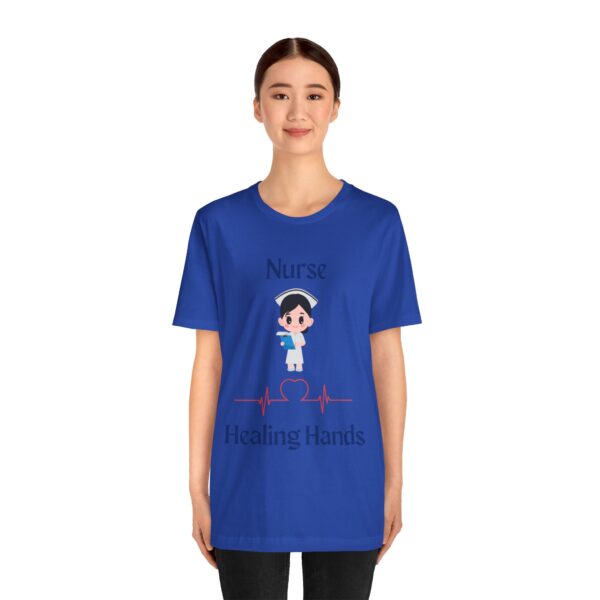 Cute Nurse Healing Hands Tee – Gift for Healthcare Heroes - Image 24
