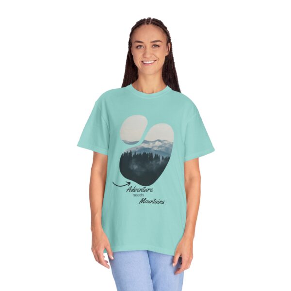 Adventure Awaits T-Shirt, Unisex Garment-Dyed Tee for Nature Lovers, Outdoor Clothing, Hiking Shirt, Gift for Adventurers - Image 42