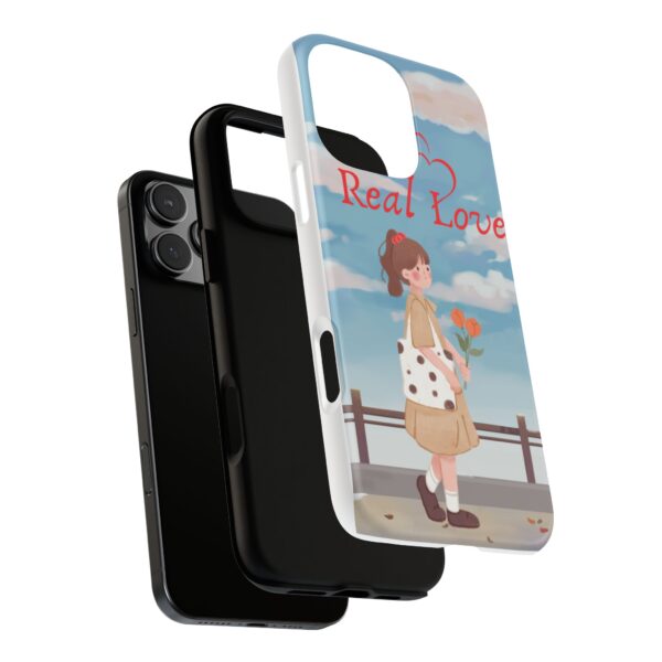 Real Love Tough Phone Case - Cute Girl Design for Romantic Souls - Image 105