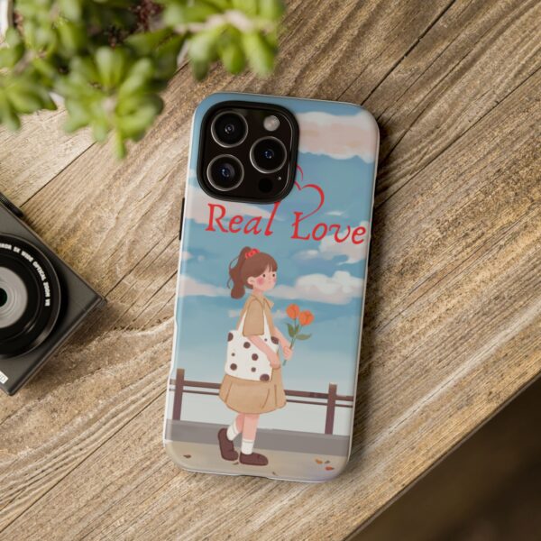Real Love Tough Phone Case - Cute Girl Design for Romantic Souls - Image 106