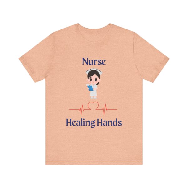 Cute Nurse Healing Hands Tee – Gift for Healthcare Heroes - Image 7