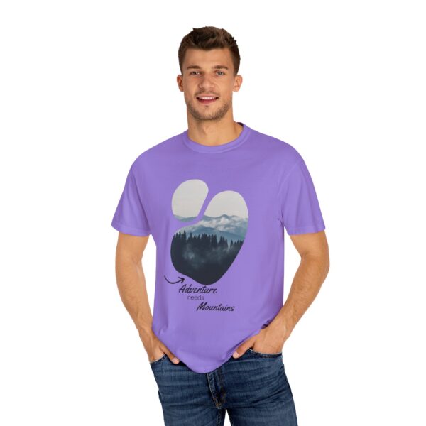 Adventure Awaits T-Shirt, Unisex Garment-Dyed Tee for Nature Lovers, Outdoor Clothing, Hiking Shirt, Gift for Adventurers - Image 58