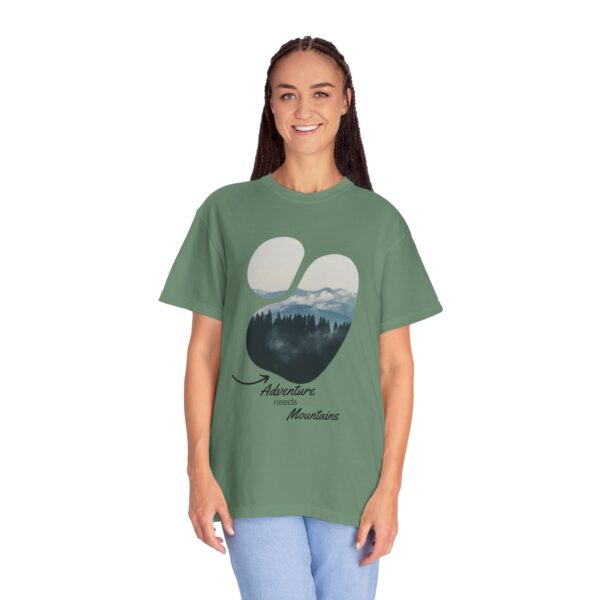 Adventure Awaits T-Shirt, Unisex Garment-Dyed Tee for Nature Lovers, Outdoor Clothing, Hiking Shirt, Gift for Adventurers - Image 48