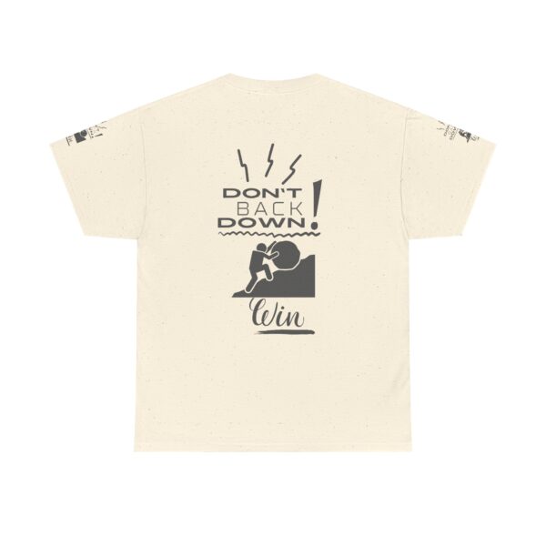 Motivational Fitness Tee - Don't Back Down, Gym Shirt, Workout Apparel, Inspirational Gift, Activewear - Image 26