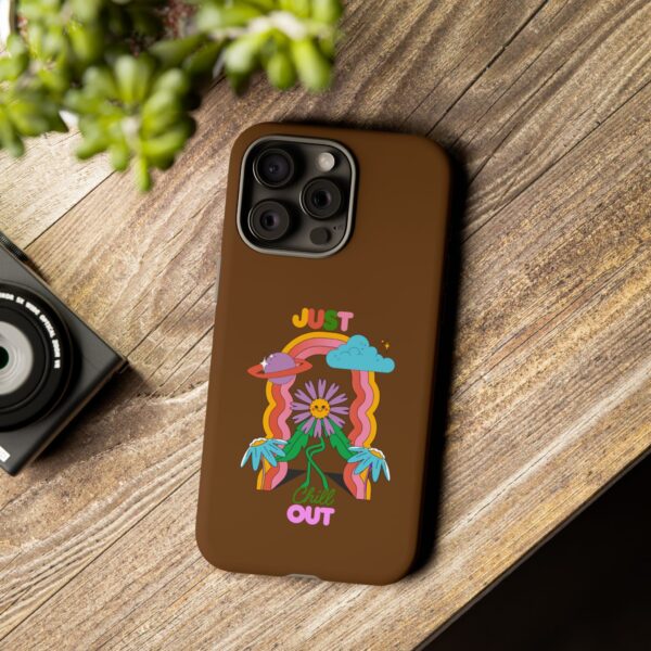 Chill Out Tough Case - Retro Floral Phone Cover - Image 40