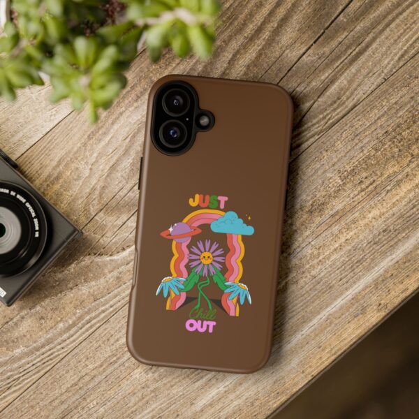 Chill Out Tough Case - Retro Floral Phone Cover - Image 48