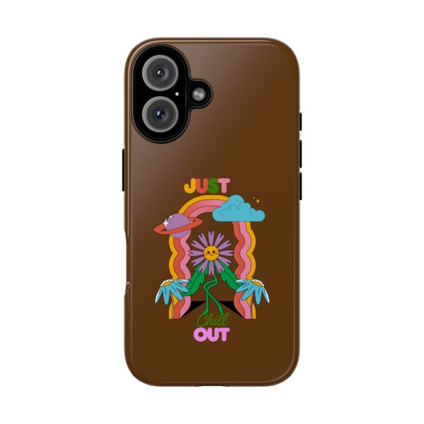 Chill Out Tough Case - Retro Floral Phone Cover - Image 5