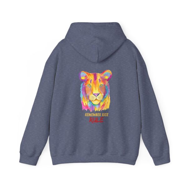 Vibrant Lion Spirit Hoodie - Cozy Unisex Sweatshirt, Animal Lover Gift, Colorful Fashion, Inspirational Wear, Casual Comfort - Image 32