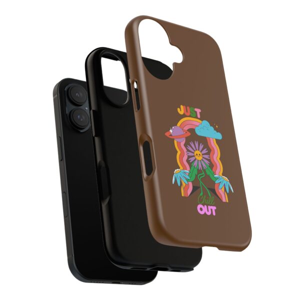Chill Out Tough Case - Retro Floral Phone Cover - Image 11