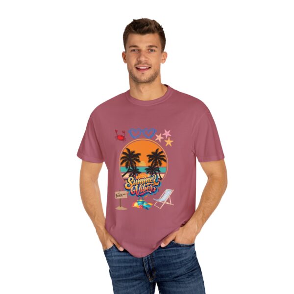 Summer Vibes T-Shirt, Unisex Beach Shirt, Vacation Tee, Tropical Graphic Tee, Gift for Him/Her, Casual Summer Wear - Image 82