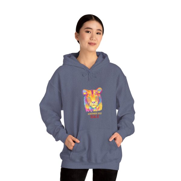 Vibrant Lion Spirit Hoodie - Cozy Unisex Sweatshirt, Animal Lover Gift, Colorful Fashion, Inspirational Wear, Casual Comfort - Image 35