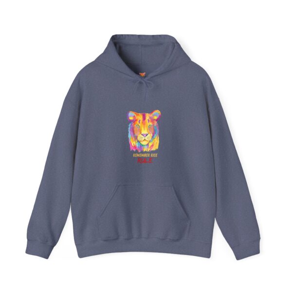 Vibrant Lion Spirit Hoodie - Cozy Unisex Sweatshirt, Animal Lover Gift, Colorful Fashion, Inspirational Wear, Casual Comfort - Image 31