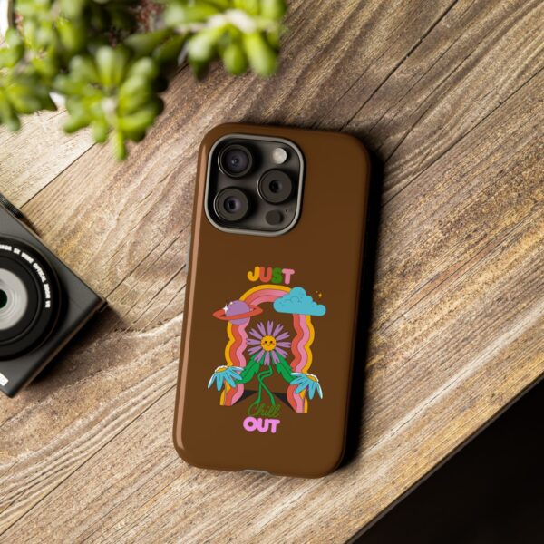 Chill Out Tough Case - Retro Floral Phone Cover - Image 31