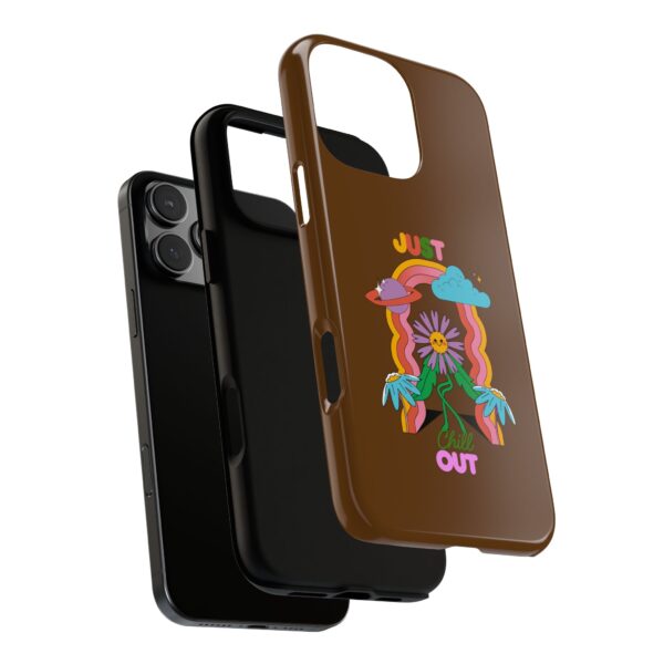 Chill Out Tough Case - Retro Floral Phone Cover - Image 3