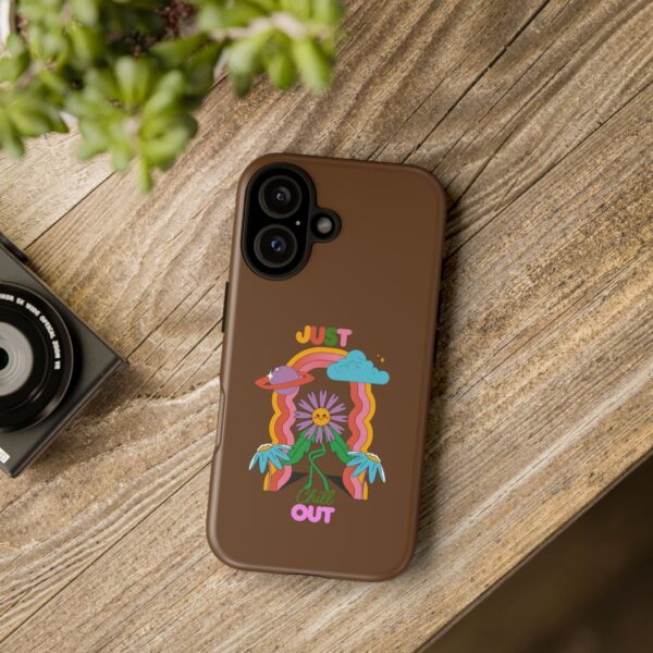 Chill Out Tough Case - Retro Floral Phone Cover - Image 12