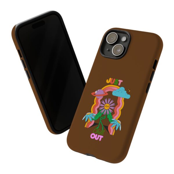 Chill Out Tough Case - Retro Floral Phone Cover - Image 21