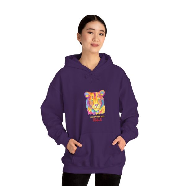 Vibrant Lion Spirit Hoodie - Cozy Unisex Sweatshirt, Animal Lover Gift, Colorful Fashion, Inspirational Wear, Casual Comfort - Image 41