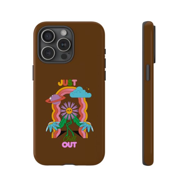 Chill Out Tough Case - Retro Floral Phone Cover - Image 35