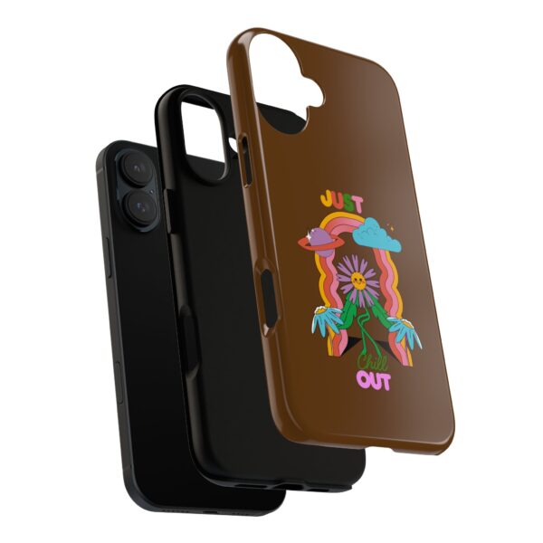 Chill Out Tough Case - Retro Floral Phone Cover - Image 43