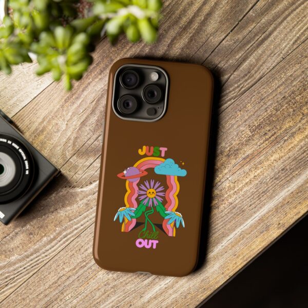 Chill Out Tough Case - Retro Floral Phone Cover - Image 37