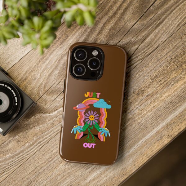Chill Out Tough Case - Retro Floral Phone Cover - Image 52