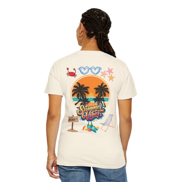 Summer Vibes T-Shirt, Unisex Beach Shirt, Vacation Tee, Tropical Graphic Tee, Gift for Him/Her, Casual Summer Wear - Image 12