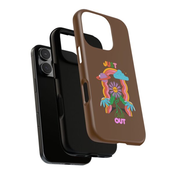 Chill Out Tough Case - Retro Floral Phone Cover - Image 55