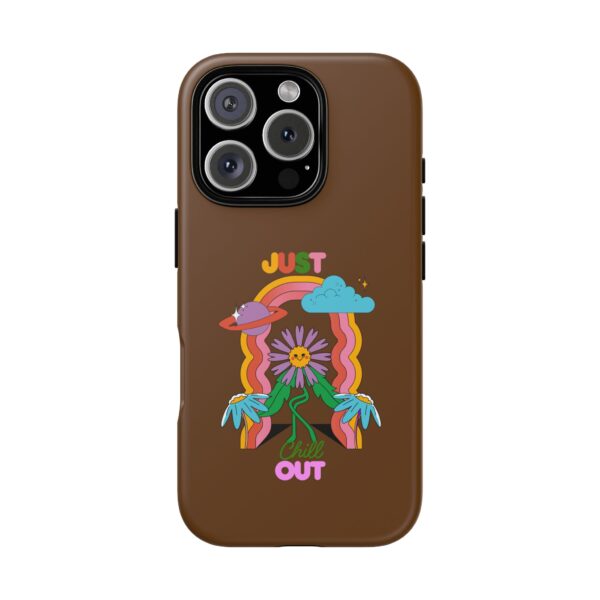 Chill Out Tough Case - Retro Floral Phone Cover - Image 53