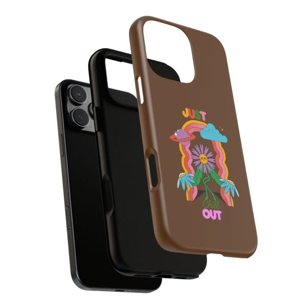 Chill Out Tough Case - Retro Floral Phone Cover - Image 15