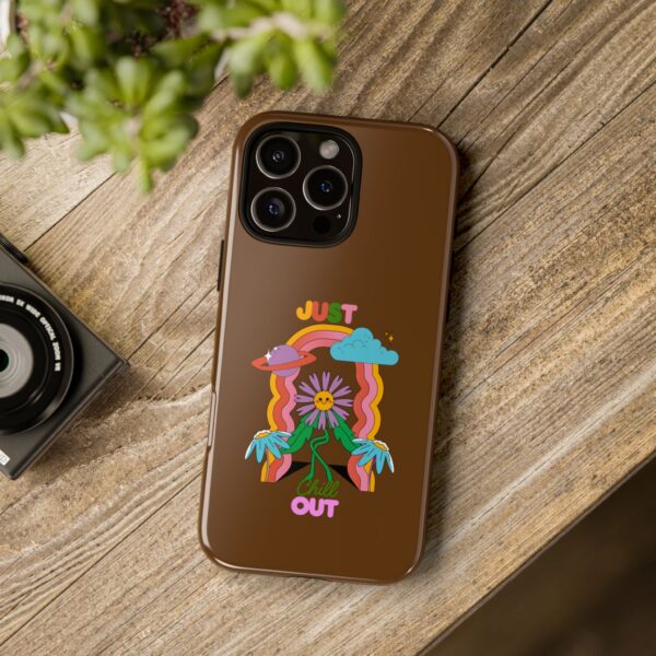 Chill Out Tough Case - Retro Floral Phone Cover - Image 4