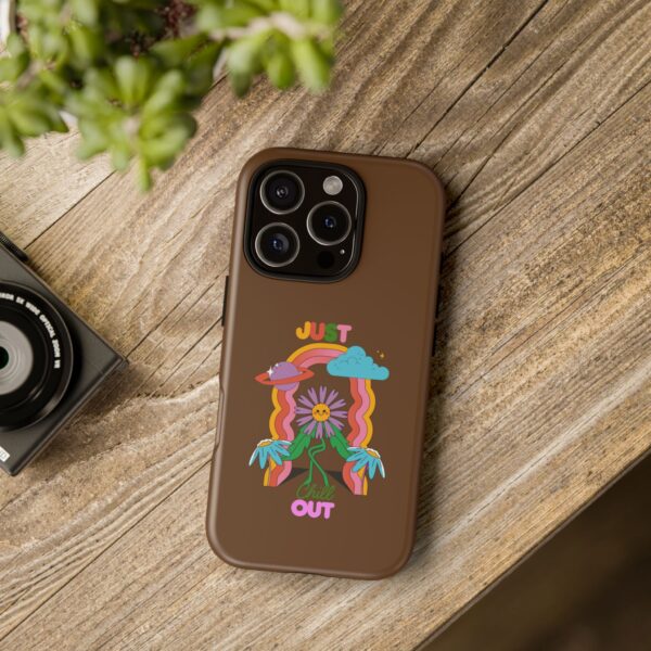 Chill Out Tough Case - Retro Floral Phone Cover - Image 56