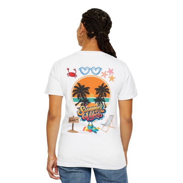 Summer Vibes T-Shirt, Unisex Beach Shirt, Vacation Tee, Tropical Graphic Tee, Gift for Him/Her, Casual Summer Wear - Image 6