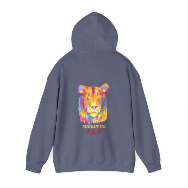 Vibrant Lion Spirit Hoodie - Cozy Unisex Sweatshirt, Animal Lover Gift, Colorful Fashion, Inspirational Wear, Casual Comfort - Image 33