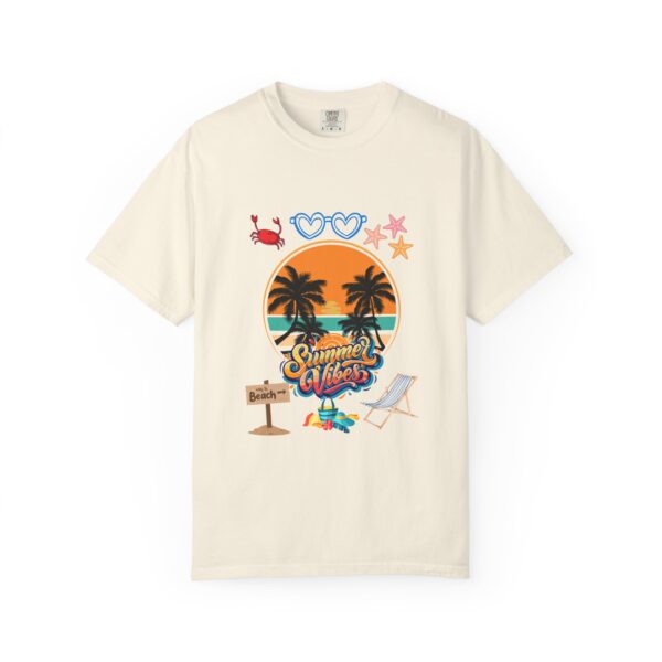Summer Vibes T-Shirt, Unisex Beach Shirt, Vacation Tee, Tropical Graphic Tee, Gift for Him/Her, Casual Summer Wear - Image 7