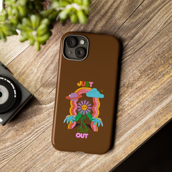 Chill Out Tough Case - Retro Floral Phone Cover - Image 25