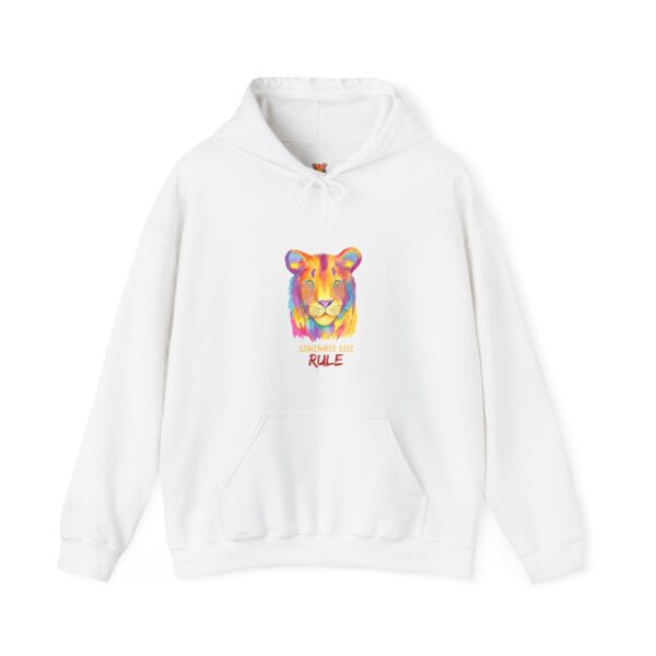 Vibrant Lion Spirit Hoodie - Cozy Unisex Sweatshirt, Animal Lover Gift, Colorful Fashion, Inspirational Wear, Casual Comfort - Image 7