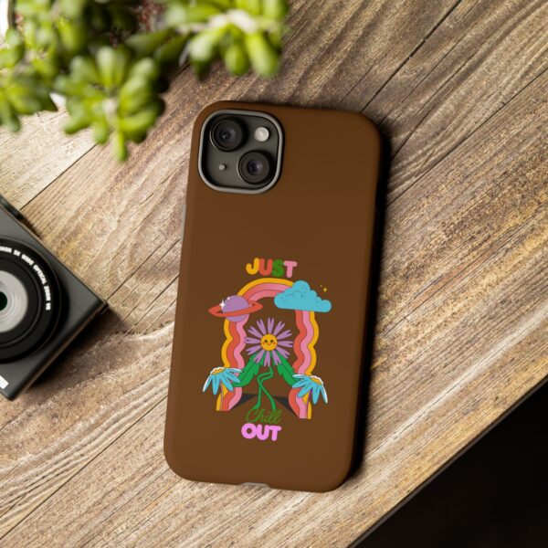 Chill Out Tough Case - Retro Floral Phone Cover - Image 28
