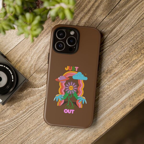 Chill Out Tough Case - Retro Floral Phone Cover - Image 16