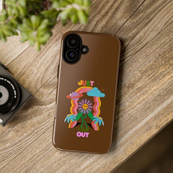 Chill Out Tough Case - Retro Floral Phone Cover - Image 44