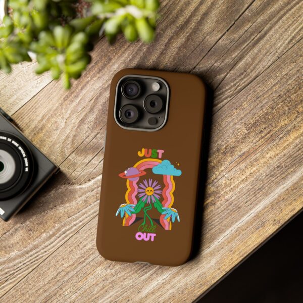 Chill Out Tough Case - Retro Floral Phone Cover - Image 34
