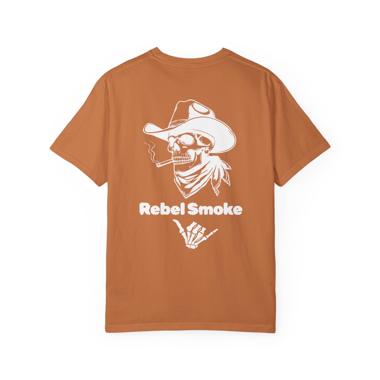 Rebel Smoke Cowboy Tee - Unisex Festival Graphic Shirt - Image 2