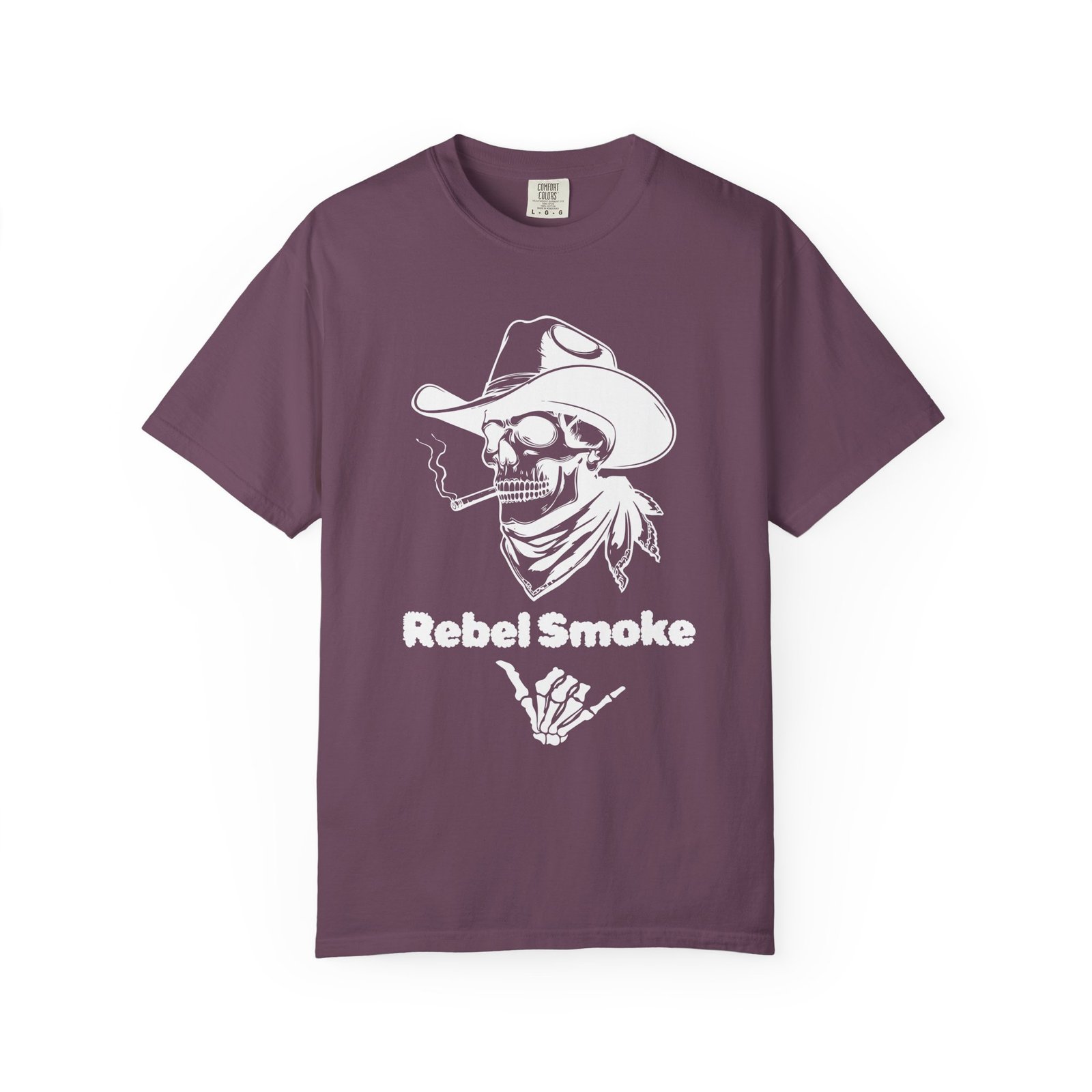 Rebel Smoke Cowboy Tee - Unisex Festival Graphic Shirt - Image 16